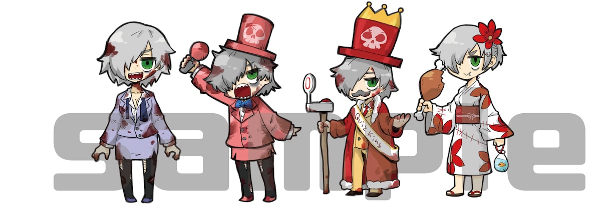 ゆるかわイラスト描きます ゆるくてかわいいイラストを描きます。グッズ用イラストなどに イメージ5