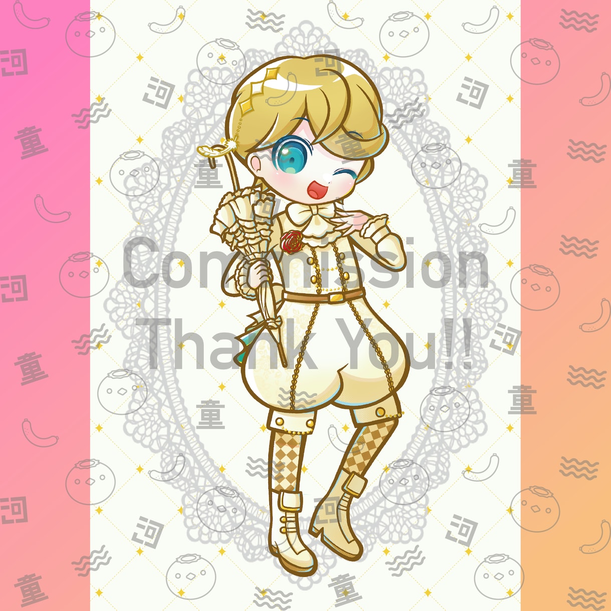 ポップで元気!!キャラクターイラストを描きます アイコンからキービジュアルまで対応できます イメージ7