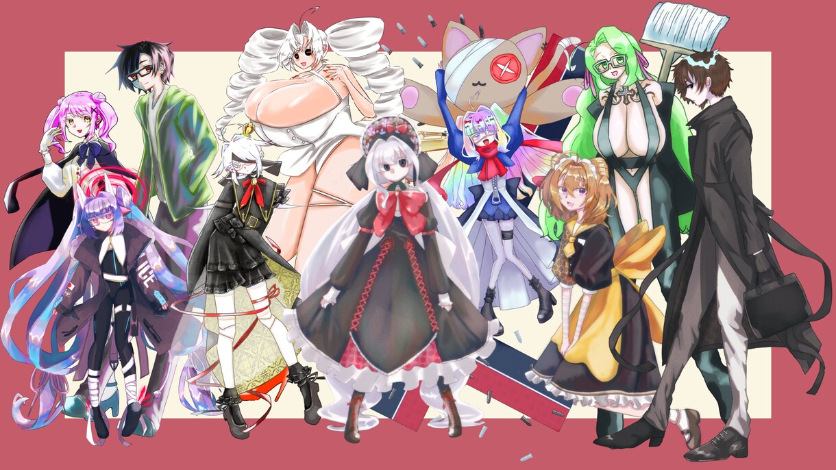 あなたの立ち絵を可愛らしく描きます 少年少女と眼鏡男の立ち絵ならおまかせ！ イメージ1