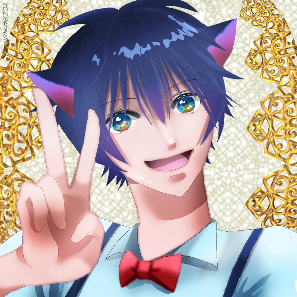 キュートなSNS用アイコン描きます パキッとしたアニメ塗りorキラキラしたくすみカラー塗り！ イメージ1