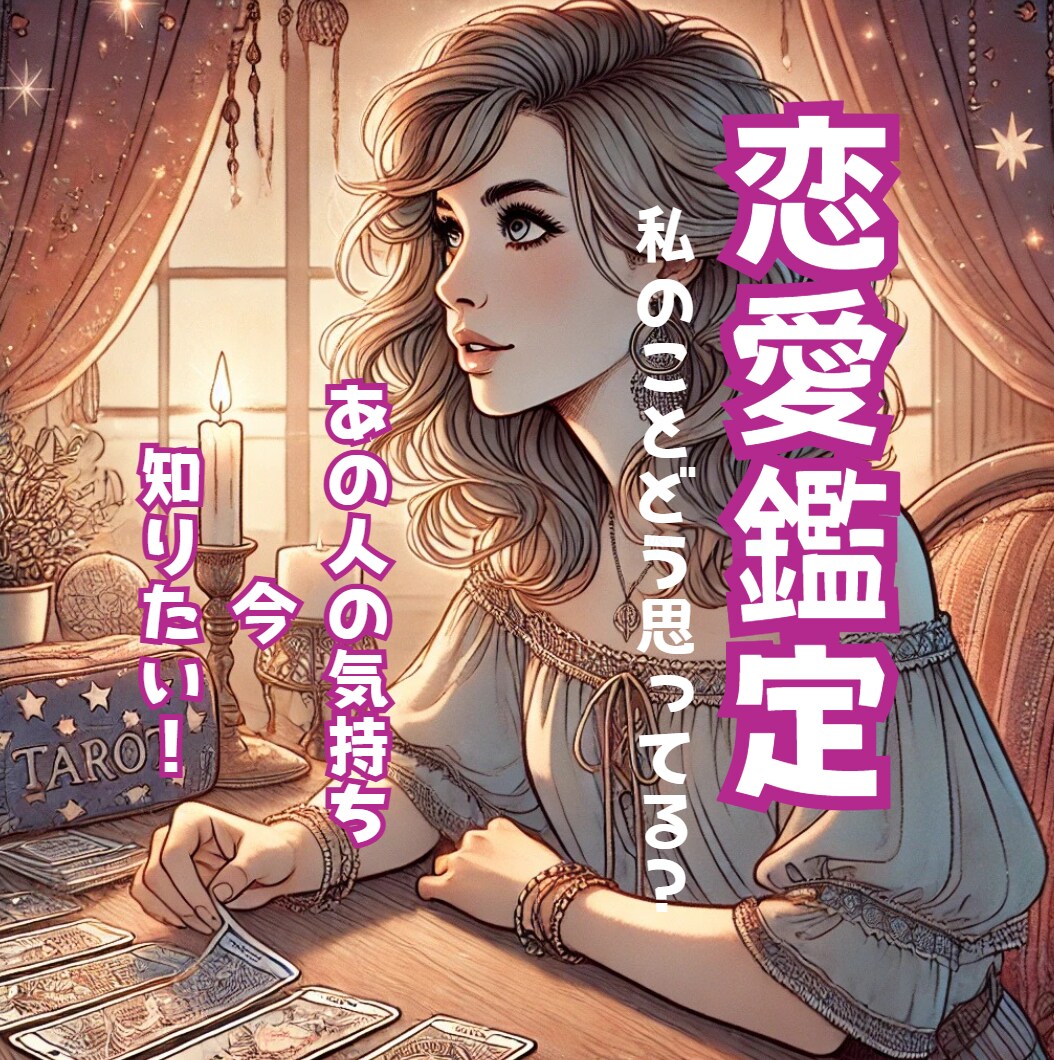 霊感タロット❤愛しいお相手の気持ちを解き明かします ❤秘めた想い、不安、そして未来【タロット・波動・数秘術】 イメージ1