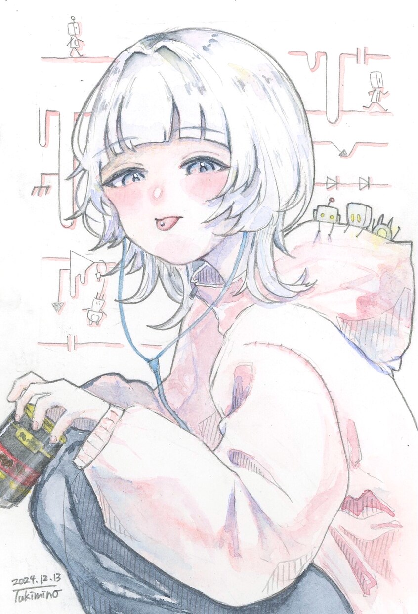アナログで女の子(かわいい男の子)を描きます 水彩からコピック、アクリル、ペン画まで！ イメージ3