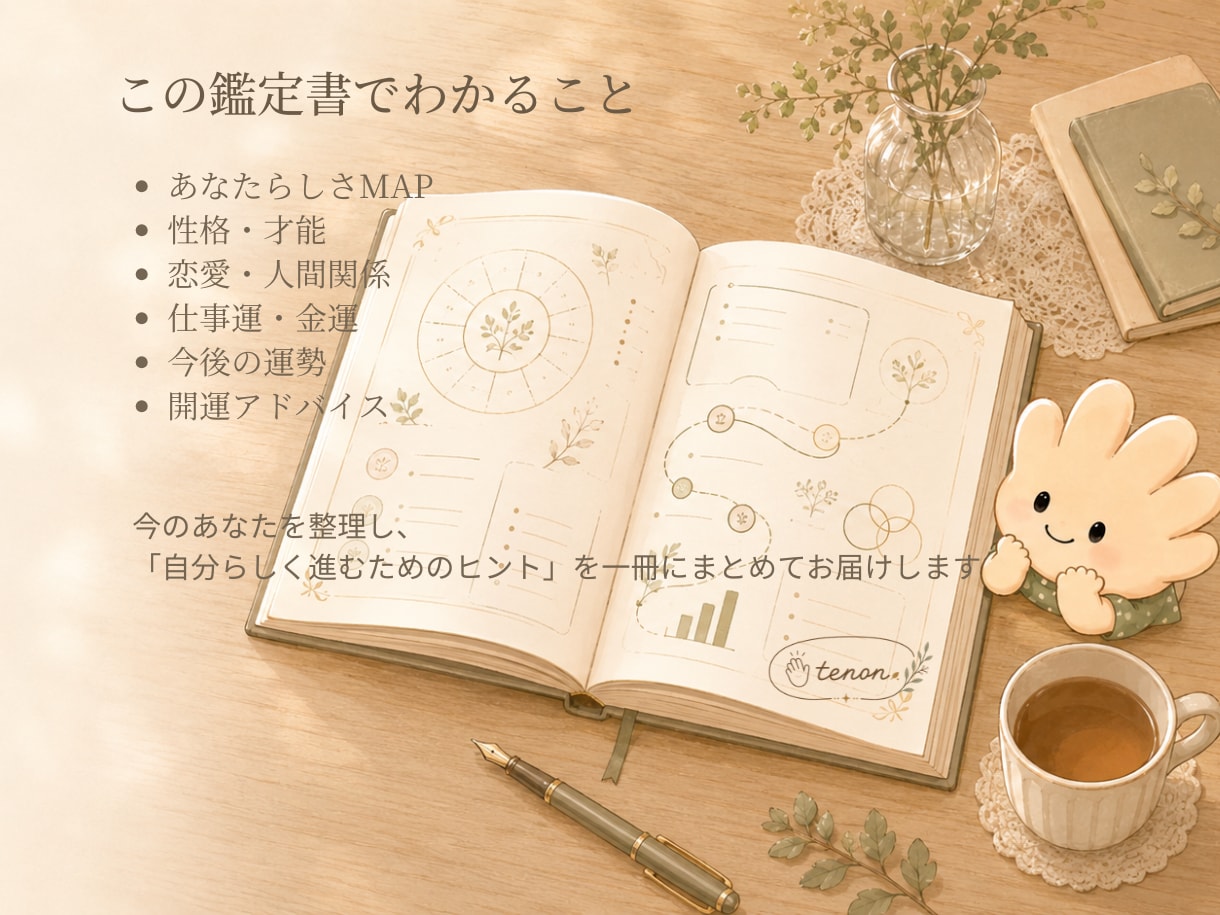 あなたらしい未来へ導く総合鑑定します 自分を知り、これからの一歩を見つける総合鑑定 イメージ3