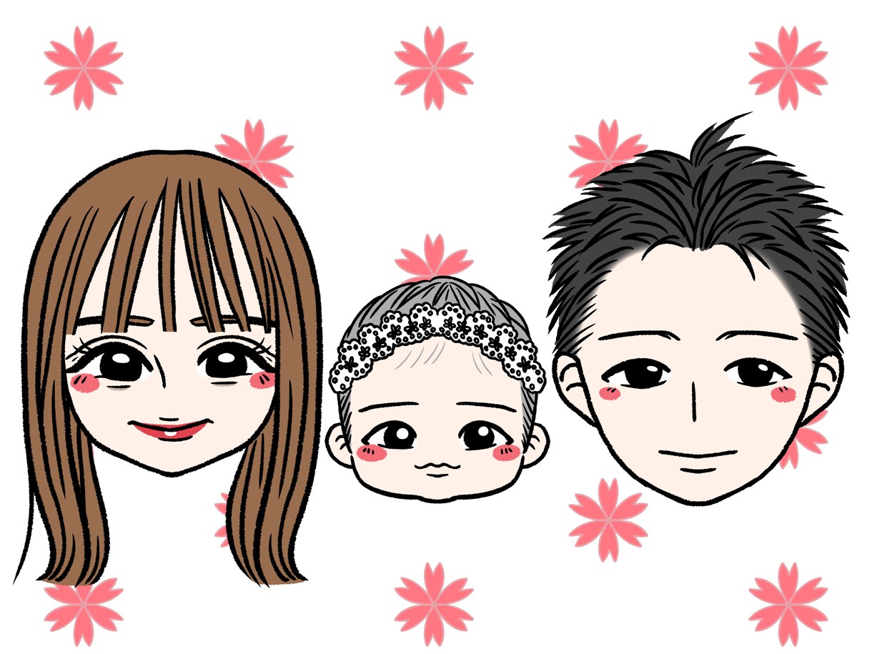 明るくポップな似顔絵/アイコンを描きます ◎リアルすぎない可愛いデフォルメ似顔絵◎ イメージ2