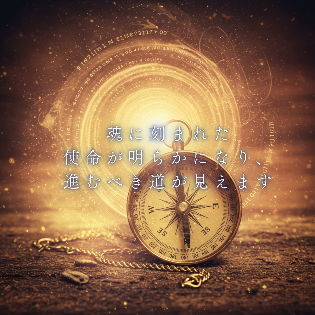人生の羅針盤｜魂の使命鑑定します あなたが生まれてきた意味。人生の指針を詳細に解説 イメージ6