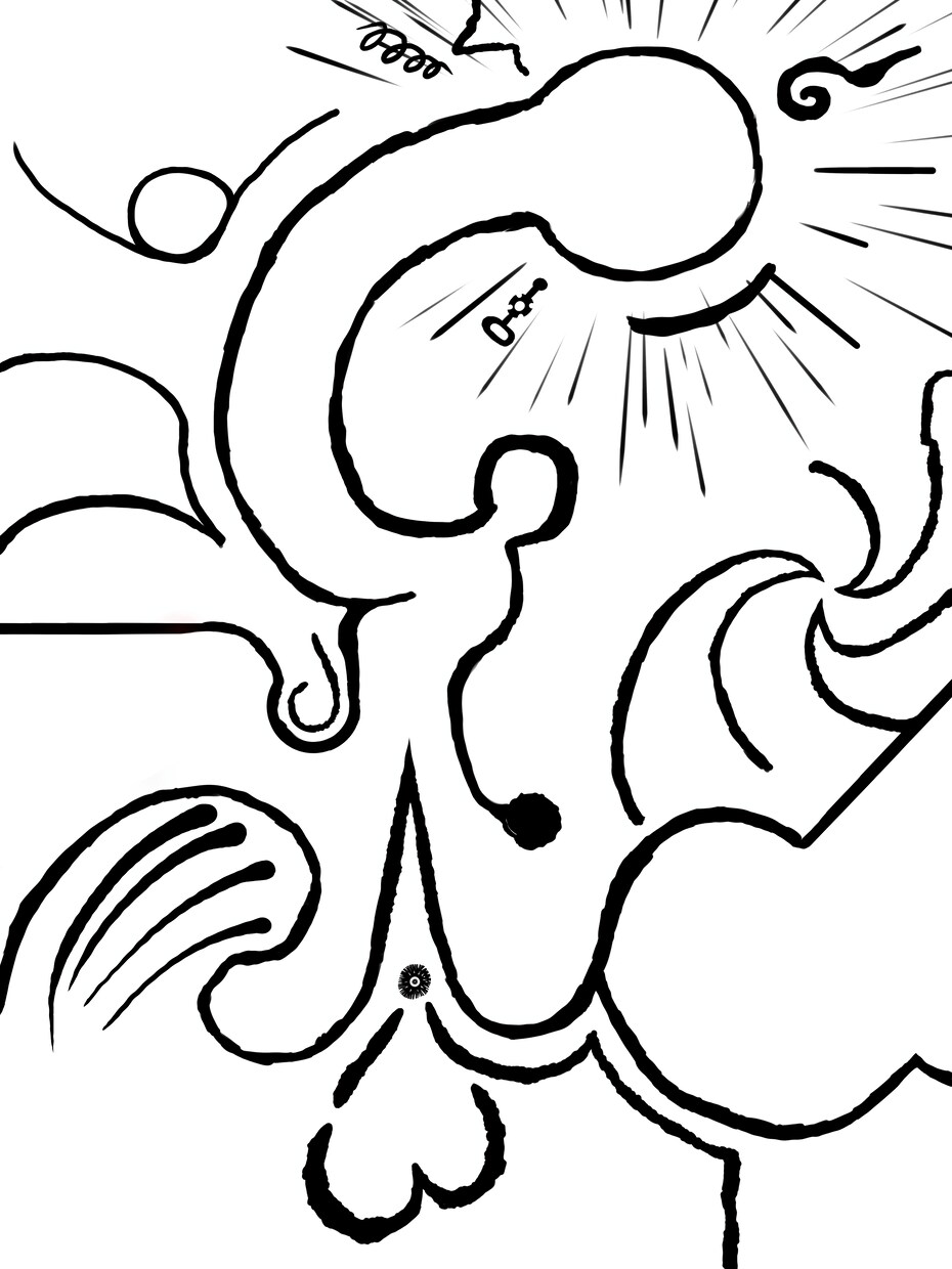 なんか描きます 独創的で直感的な絵を描くます。 イメージ4