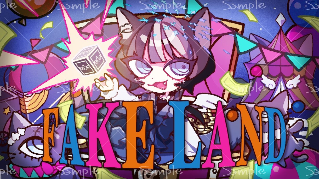 Youtubeのサムネイラストお作りします 歌みたや配信にもおすすめ♪お気軽にご相談ください！ イメージ2