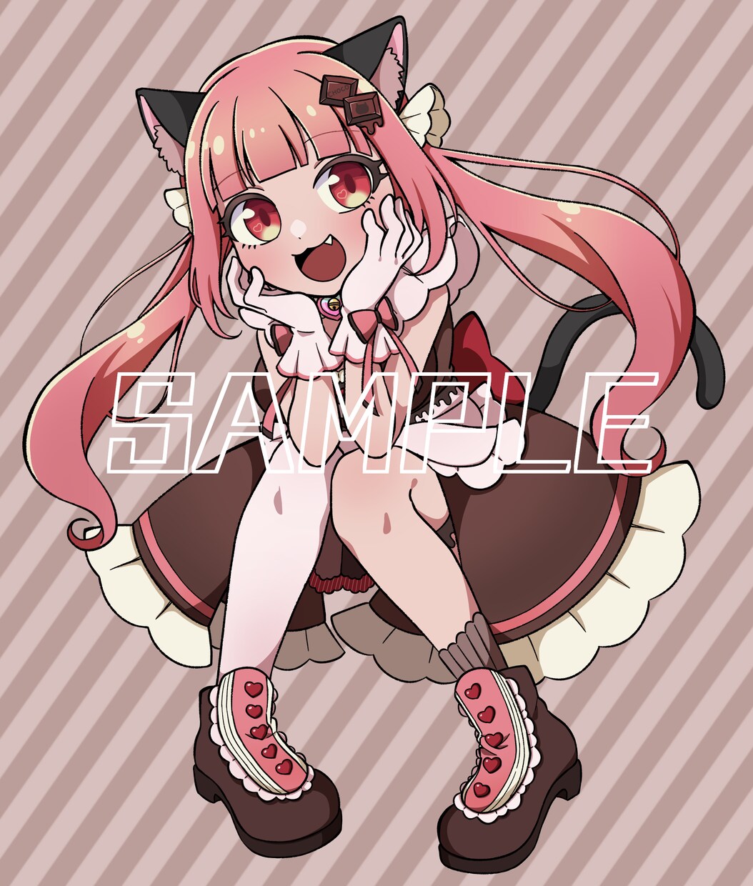 カラフルで目を引くイラスト描きます アイコン、立ち絵、サムネイルなどに！ イメージ7