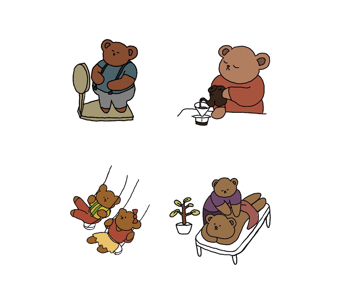 シンプル・かわいい・動物イラストを描きます 商用OK。書籍・雑誌・Web・SNS・広告・教材・アプリなど イメージ5