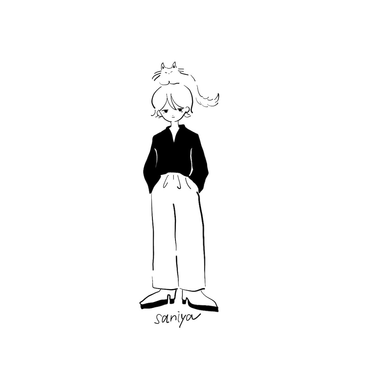 シンプルな手描きイラストを制作します AI生成ではなく、ご希望を伺いながら一点ずつ丁寧に描きます イメージ1