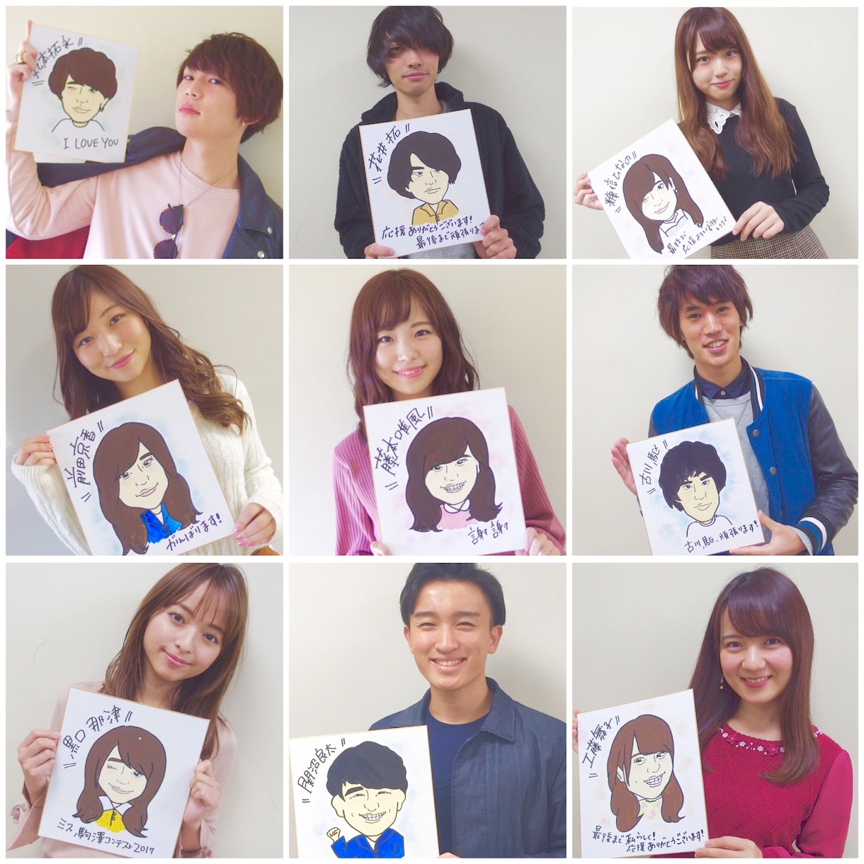 大人気オーダー！似顔絵描かせていただきます 誕生日や卒業、結婚式のウェルカムボードに。 イメージ2