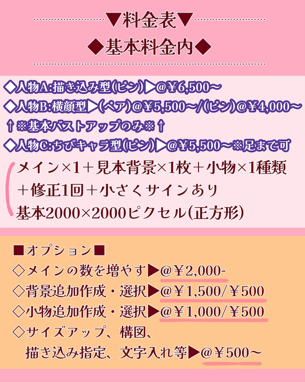 心が伝わる＊人物イラスト♡お描きします ゆるい・キラキラ・女の子＊男の子＊カップル＊ちびキャラ＊他 イメージ2