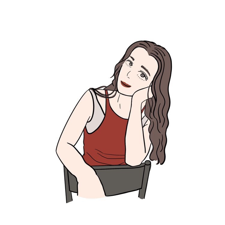 SNSアイコンにどうぞ。オシャレイラストを描きます イラストレーターが描くシンプルでオシャレなイラストです。 イメージ5