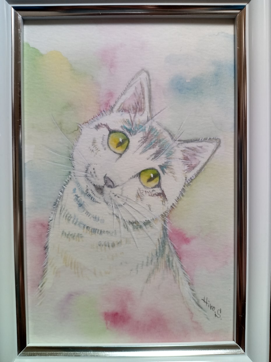 大切なペット達の似顔絵、手描きで描きます ☆ハムちゃん、ニャンコ、ワンコ♡似顔絵描きます♡手描きです イメージ3