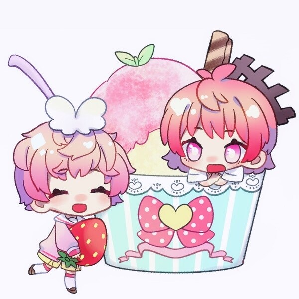 デフォルメイラストお描きします 同人グッズやsnsのアイコンなどに イメージ2