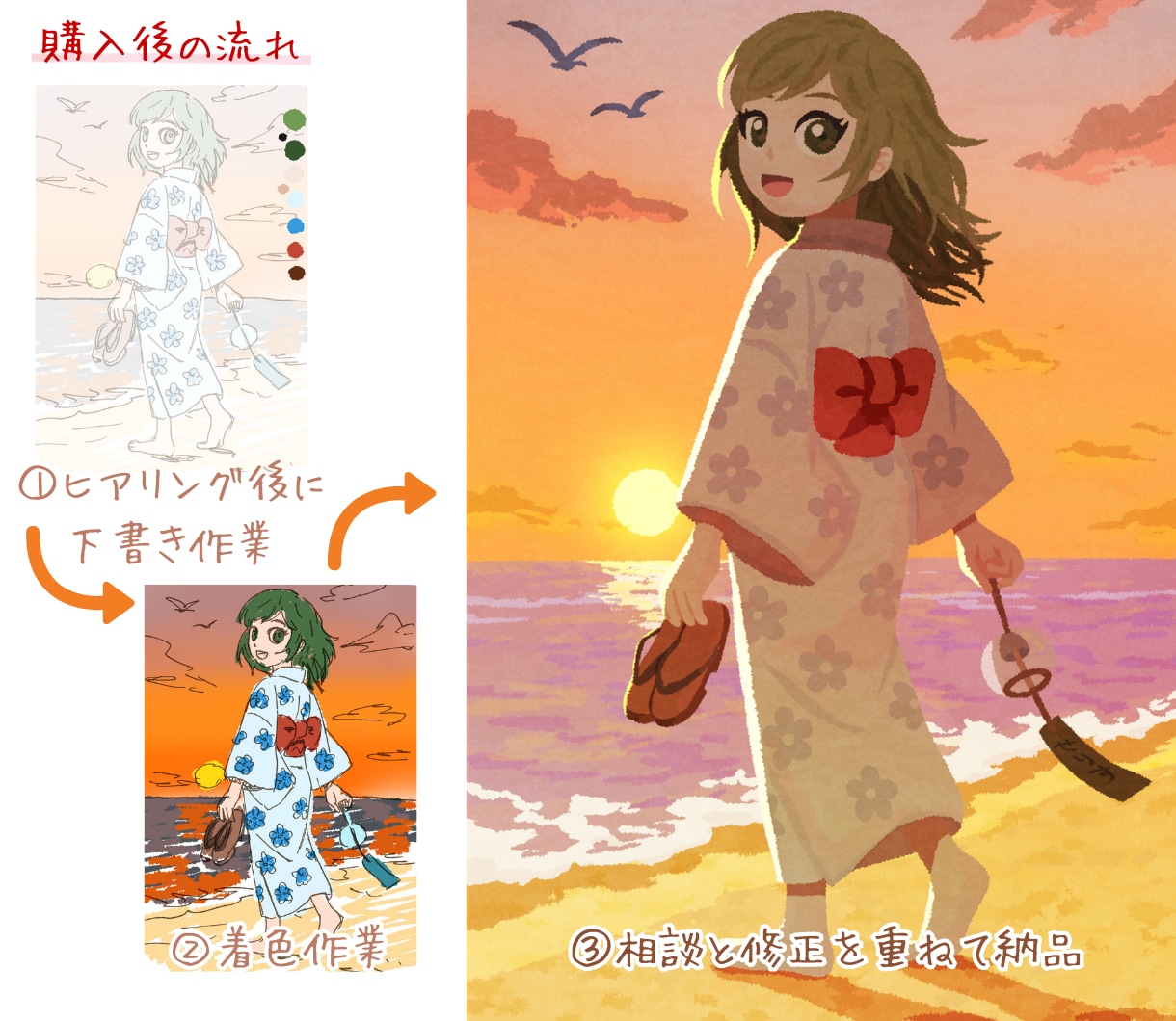 プロが絵本タッチイラストを提供します 納品３日で最高のイラストを納品！ イメージ1