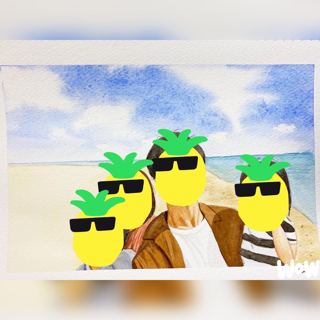 ご家族、ペット、お友達の似顔絵、イラストを描きます プレゼントやインテリアにもオススメ！家族運、友達運上がります イメージ1