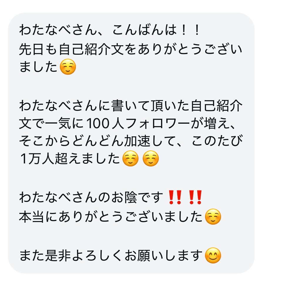 集客が起きるインスタ自己紹介文を作成代行します キャンペーン価格3名限定10,000円！ イメージ3