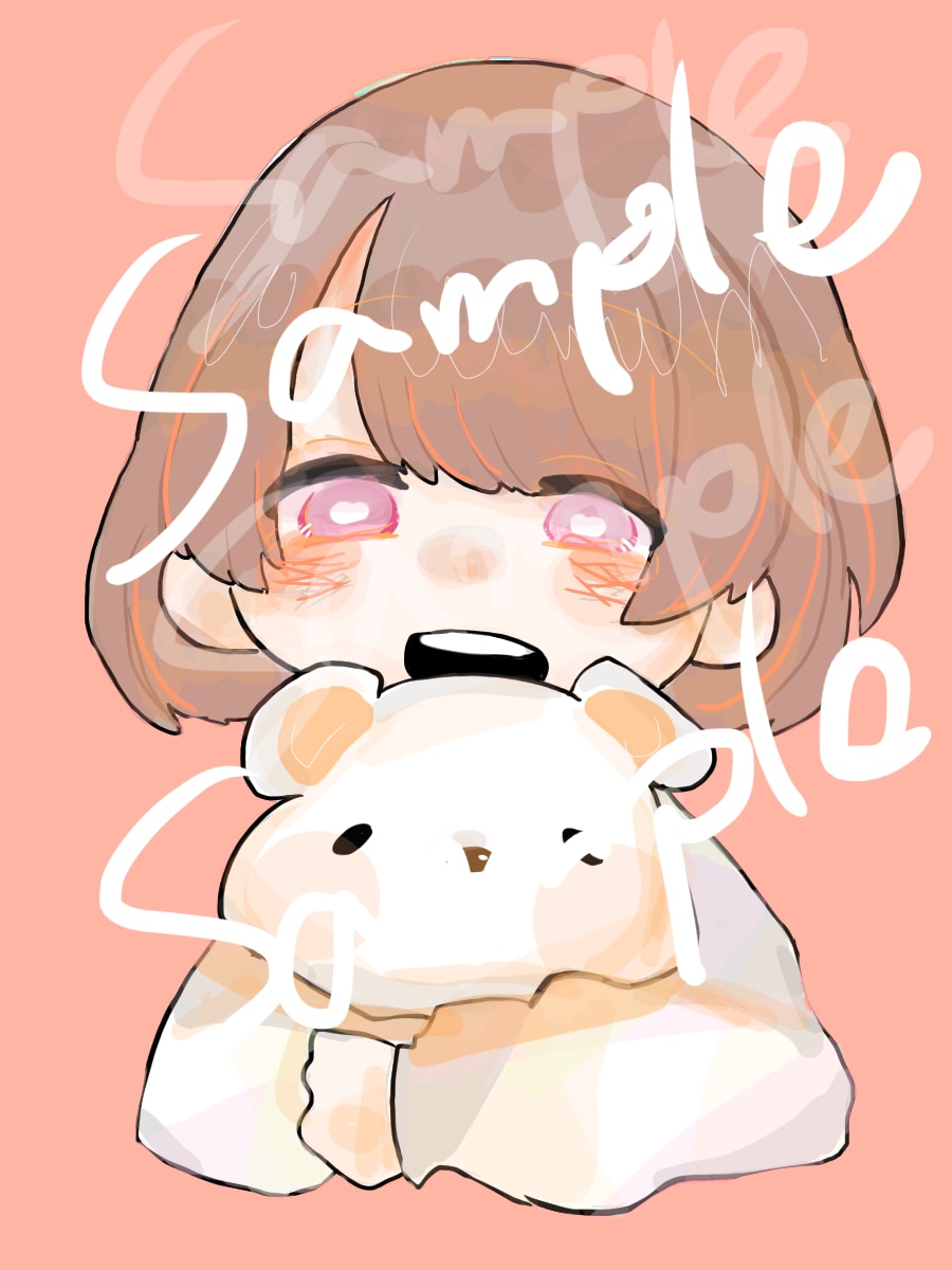 アイコンに使えるかわいいイラスト描きます あなたの要望に応じてかわいいイラストを仕上げます イメージ2