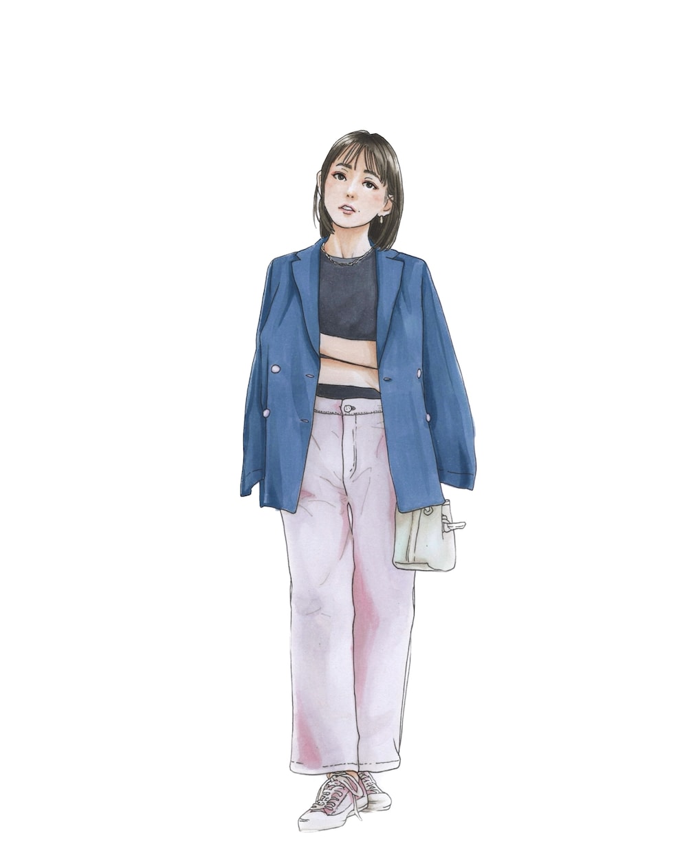 オシャレなファッションイラストお描きいたします 【飾りたくなるオシャレイラスト】 イメージ5