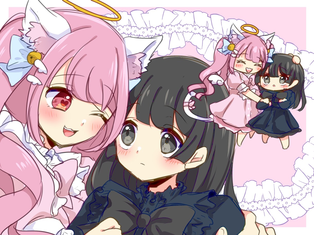 1500円！2点セットでお好きなキャラ描きます 簡易絵だから格安即納！さくっと気軽に依頼したい方に イメージ10