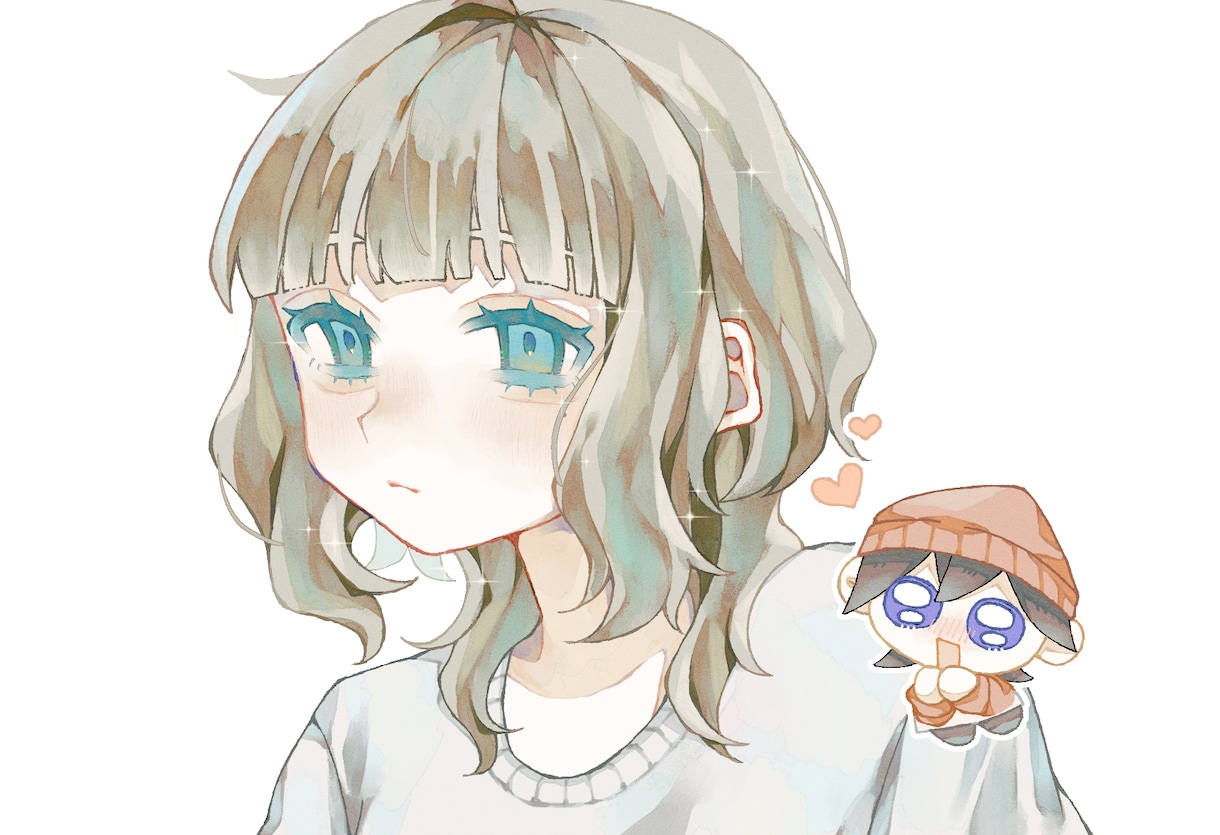 一枚絵作成いたします 丁寧に、淡い色の一枚絵を描きます イメージ1