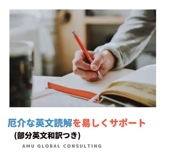 厄介な英文の読解を丁寧にサポート、易しく解説します 契約書翻訳実績50件以上、定額質問し放題 イメージ1