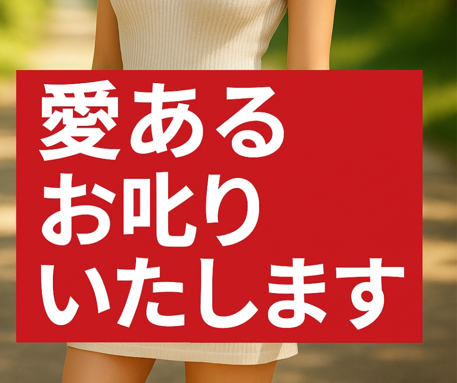 愛のお叱り❤️人を喜ばせる使命を活かしお叱りします 偉くなり過ぎて周りがイエスマンだらけ/叱ってもらえるうちが華 イメージ10