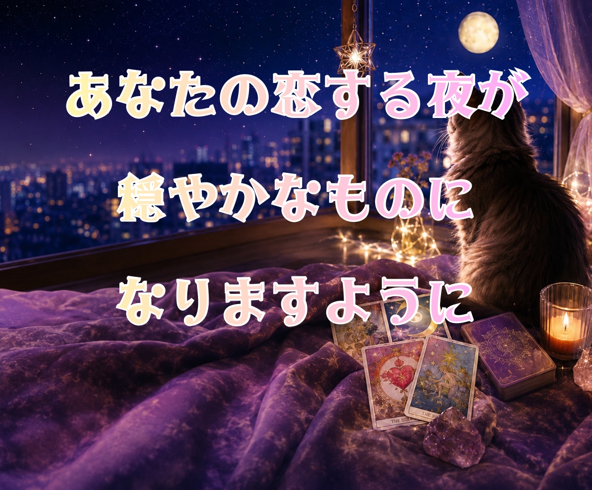 基本２４時間以内☽相手の気持ちと恋の流れ占います 片思い/復縁/複雑恋愛/相手の気持ち/不安な夜に心を整えます イメージ9