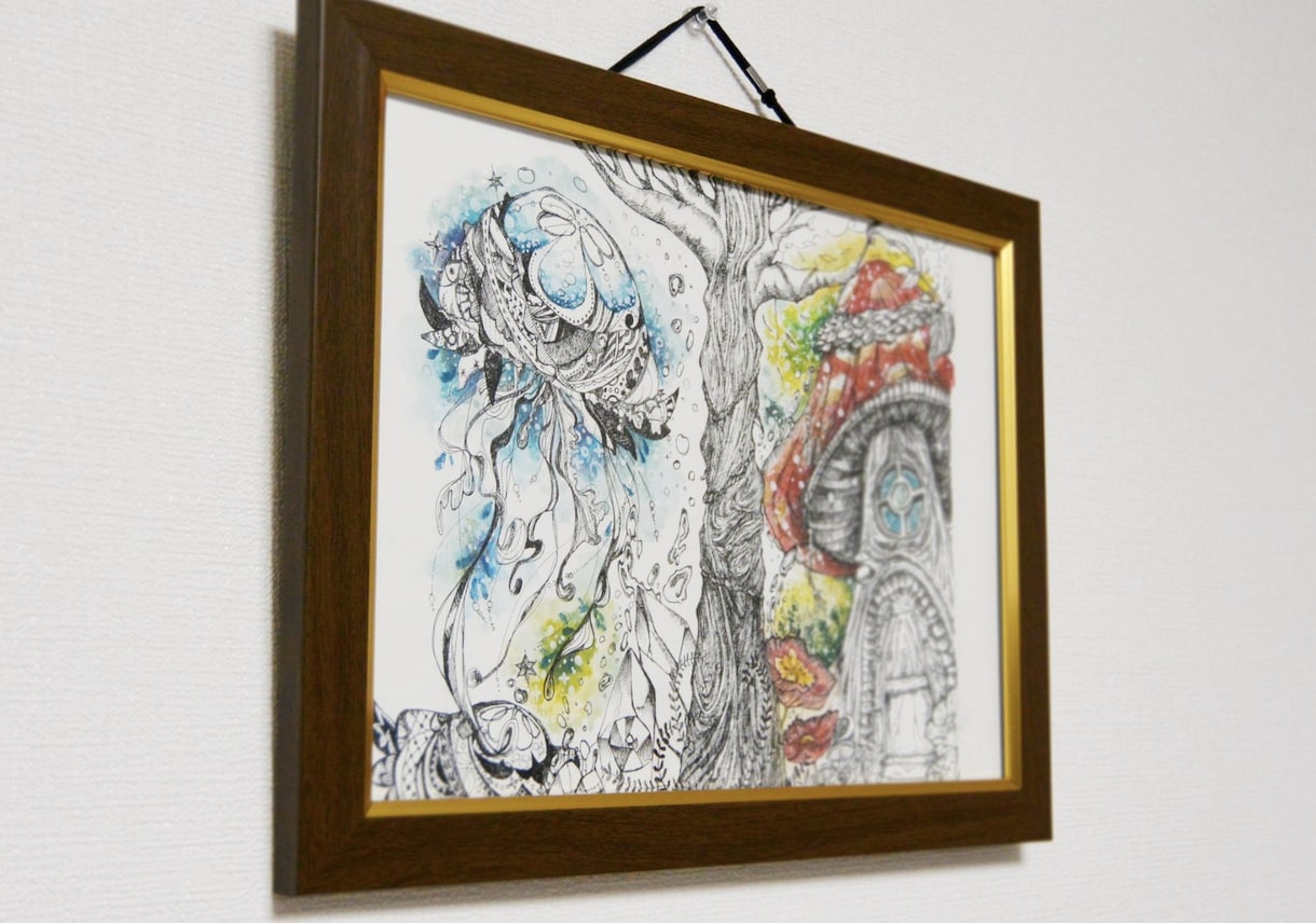 プレゼントにいかがですか？透明水彩で原画を描きます お部屋や玄関に絵を飾りませんか？ イメージ7