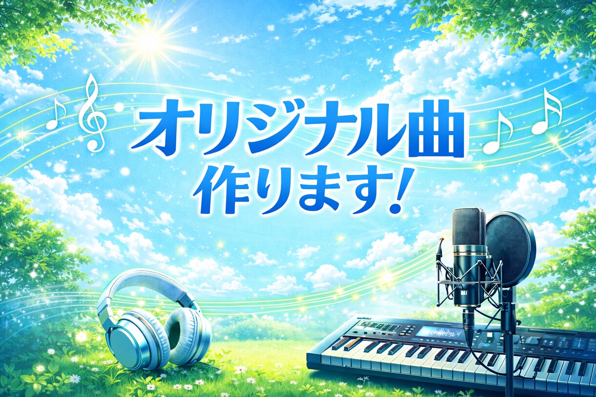 アイドル楽曲制作チームが作詞作曲、アレンジします あなたが求めるオリジナルソングをお届けします！ イメージ1