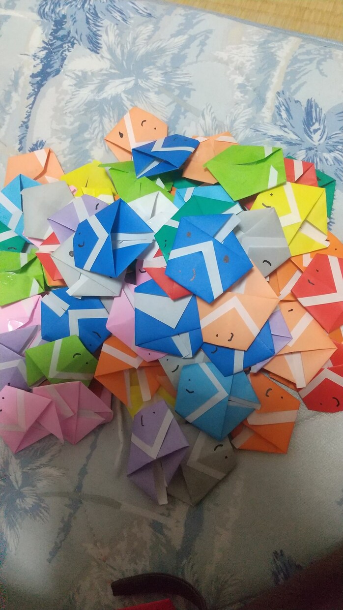 折り紙魚100こ販売します。ます 折り紙で作った魚100こ販売します イメージ1