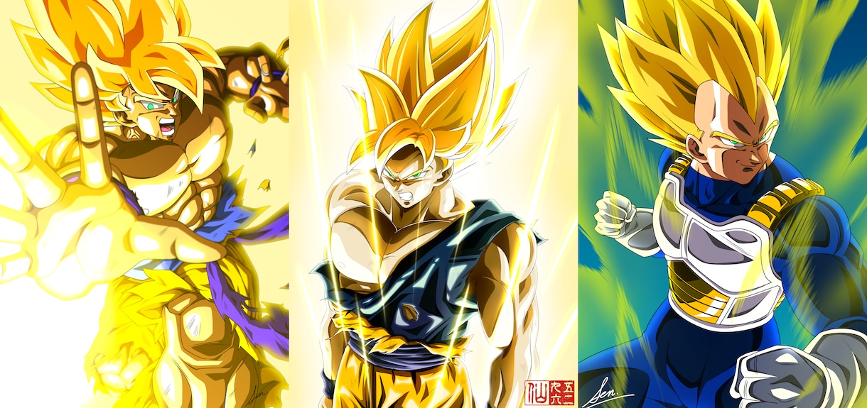 ドラゴンボールイラスト（公式に近い絵柄）を描きます SNSのアイコンに如何でしょうか？オリキャラも可 イメージ1