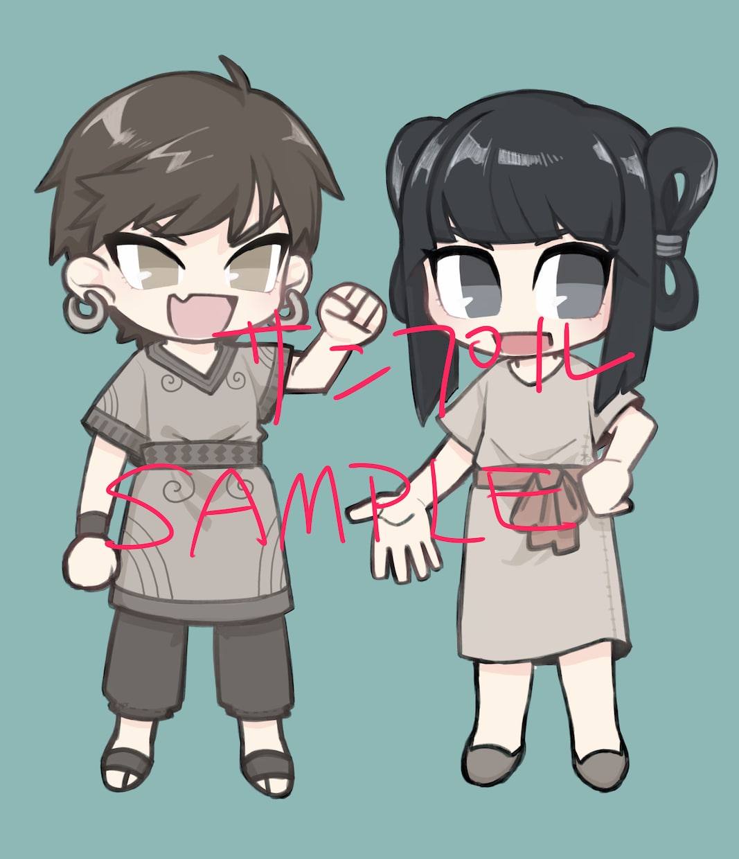 絵を描きます アイコンとかキャラデザとかをします。 イメージ2