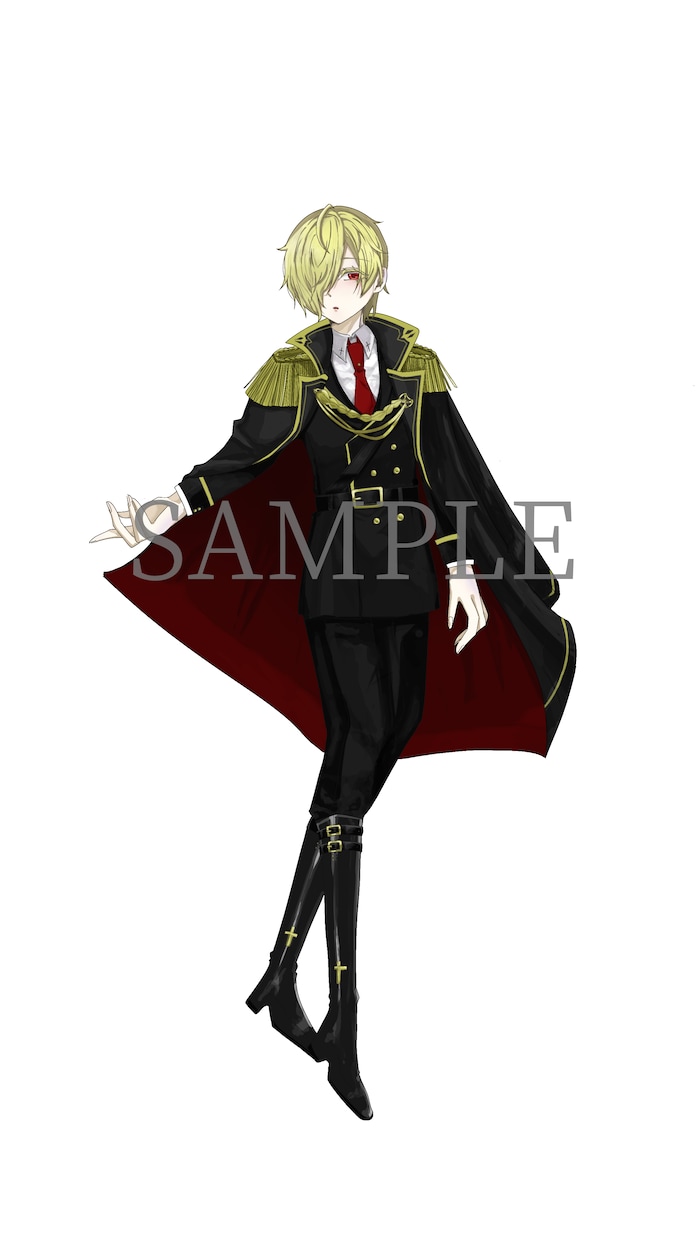 キャラの雰囲気に合わせた立ち絵を制作します 全身の立ち絵イラストを書きます イメージ2