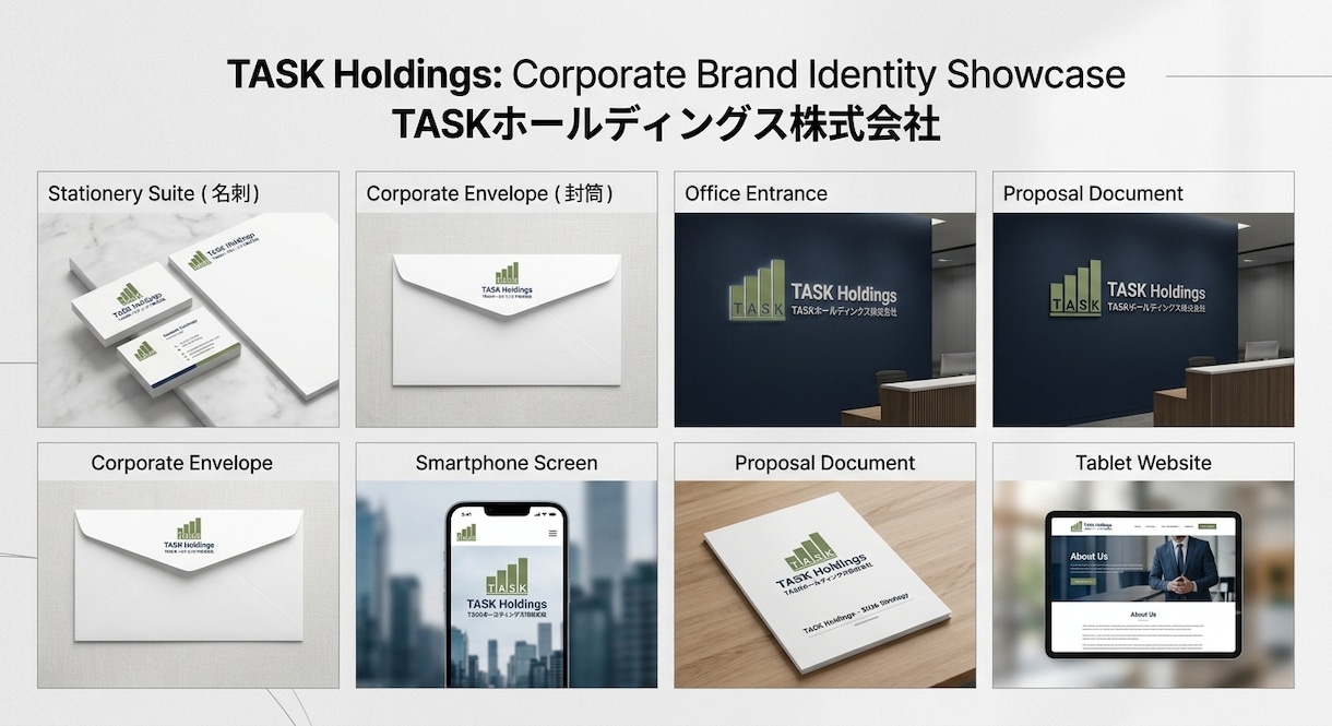 製造業・BtoB向けロゴをデザインします 5点セット納品｜モックアップ付きで即使える イメージ5