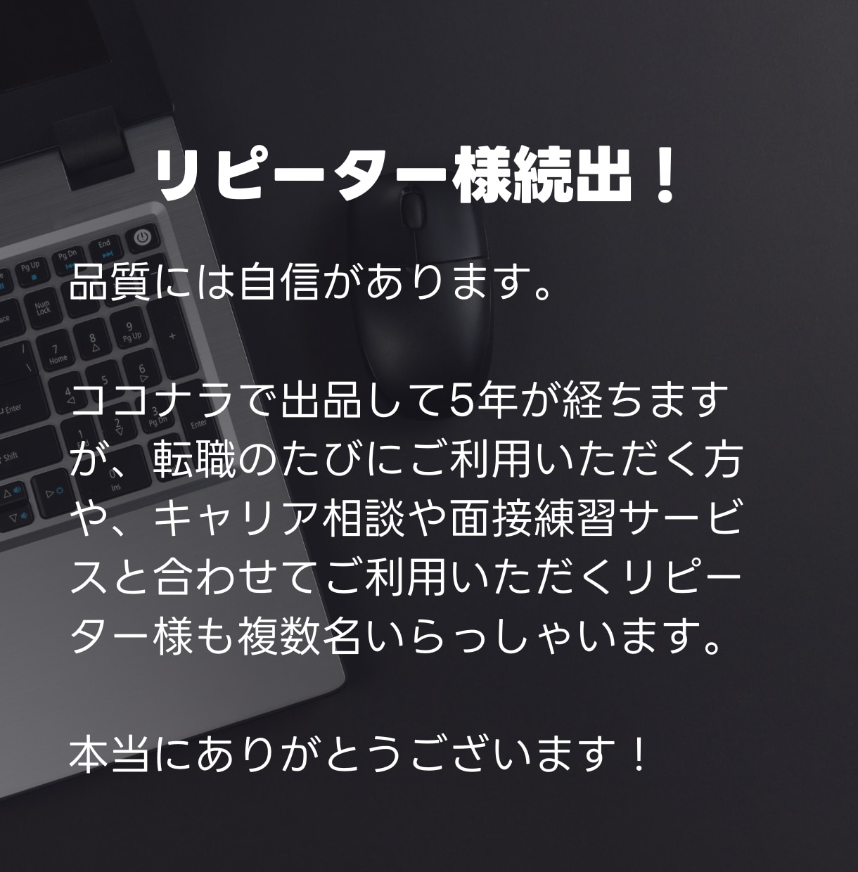 リピーター限定★人事のプロが応募書類を添削します 書類選考に通らない？経験豊富なプロが応募書類を劇的に変えます イメージ9