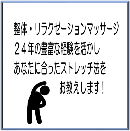 整体のプロがあなたにベストなストレッチ法を教えます 豊富な経験を活かし、あなただけのストレッチ法を教えます！ イメージ2