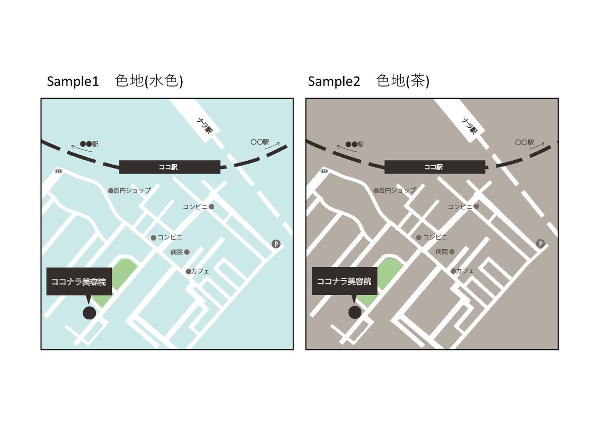 お客様の理想の地図作成いたします 2000円で地図作成します。修正可能！！ イメージ2