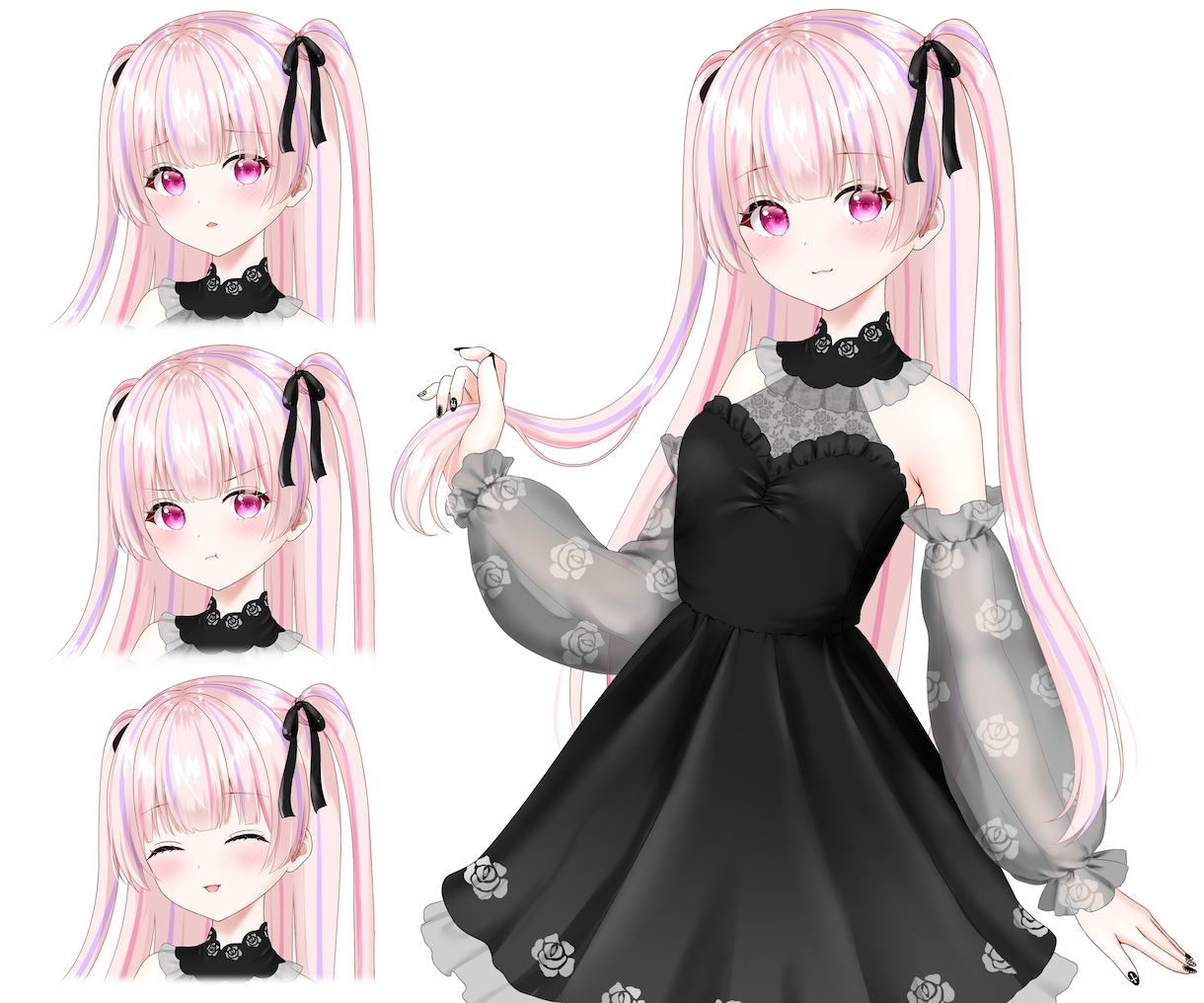 可愛い女の子のイラスト描きます スイーツやフルーツ、可愛いお洋服を描くのが得意です！ イメージ5