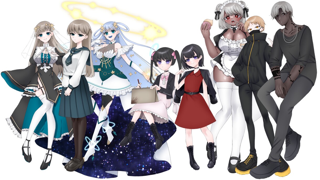 立ち絵描きます 遅くても2週間、最速で翌日納品できます イメージ4