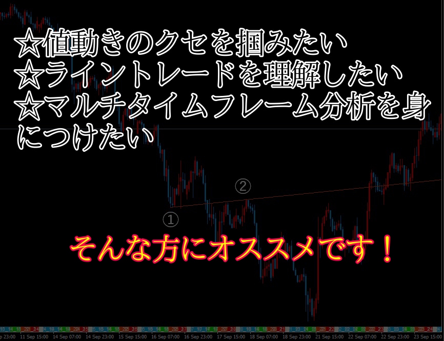 圧倒的文量で本当に使えるライントレードを解説します シンプルかつ明確。FX、バイナリーオプションにも。 イメージ3