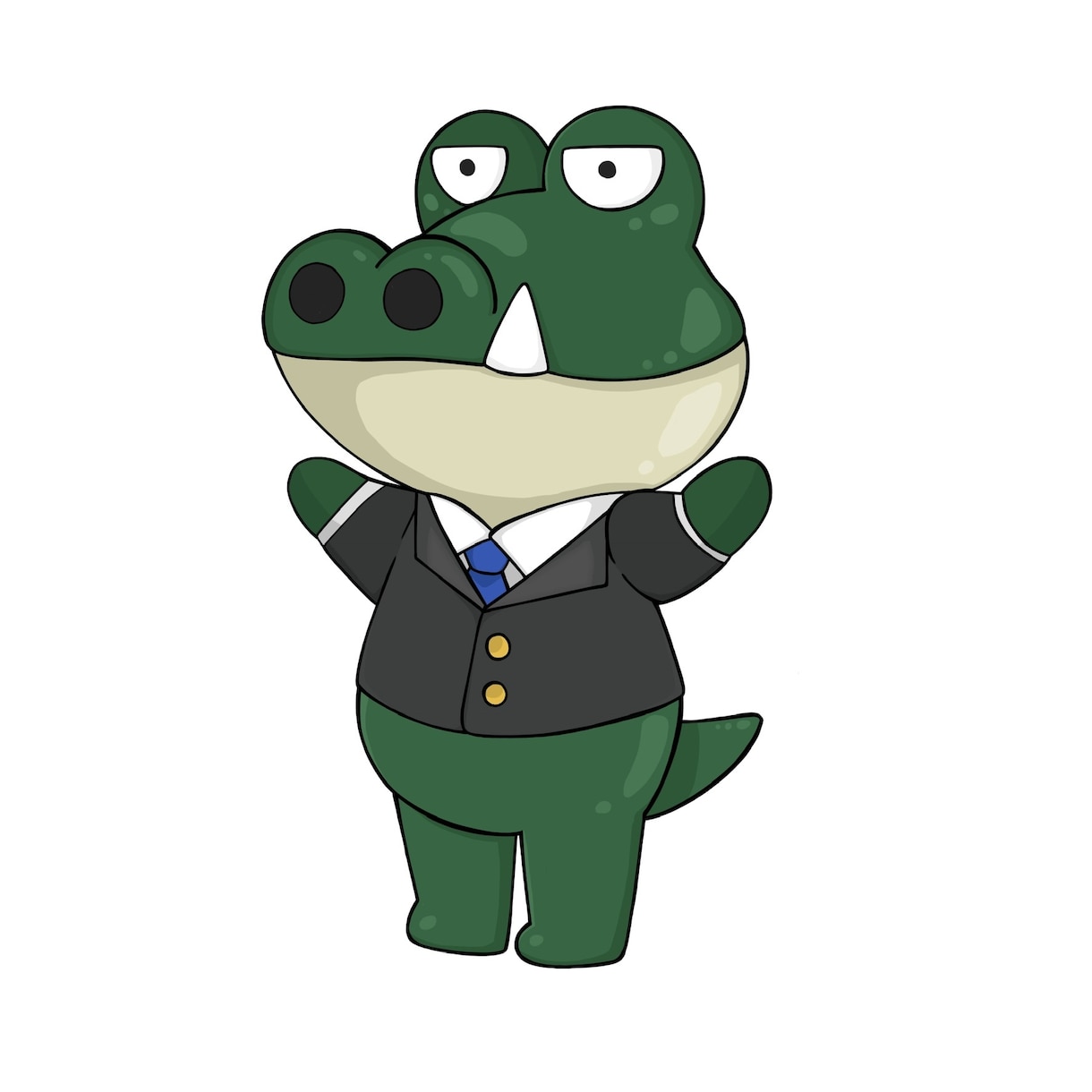 どうぶつの森風イラスト描きます どうぶつの森の住人のようなキャラクターを描きます イメージ7
