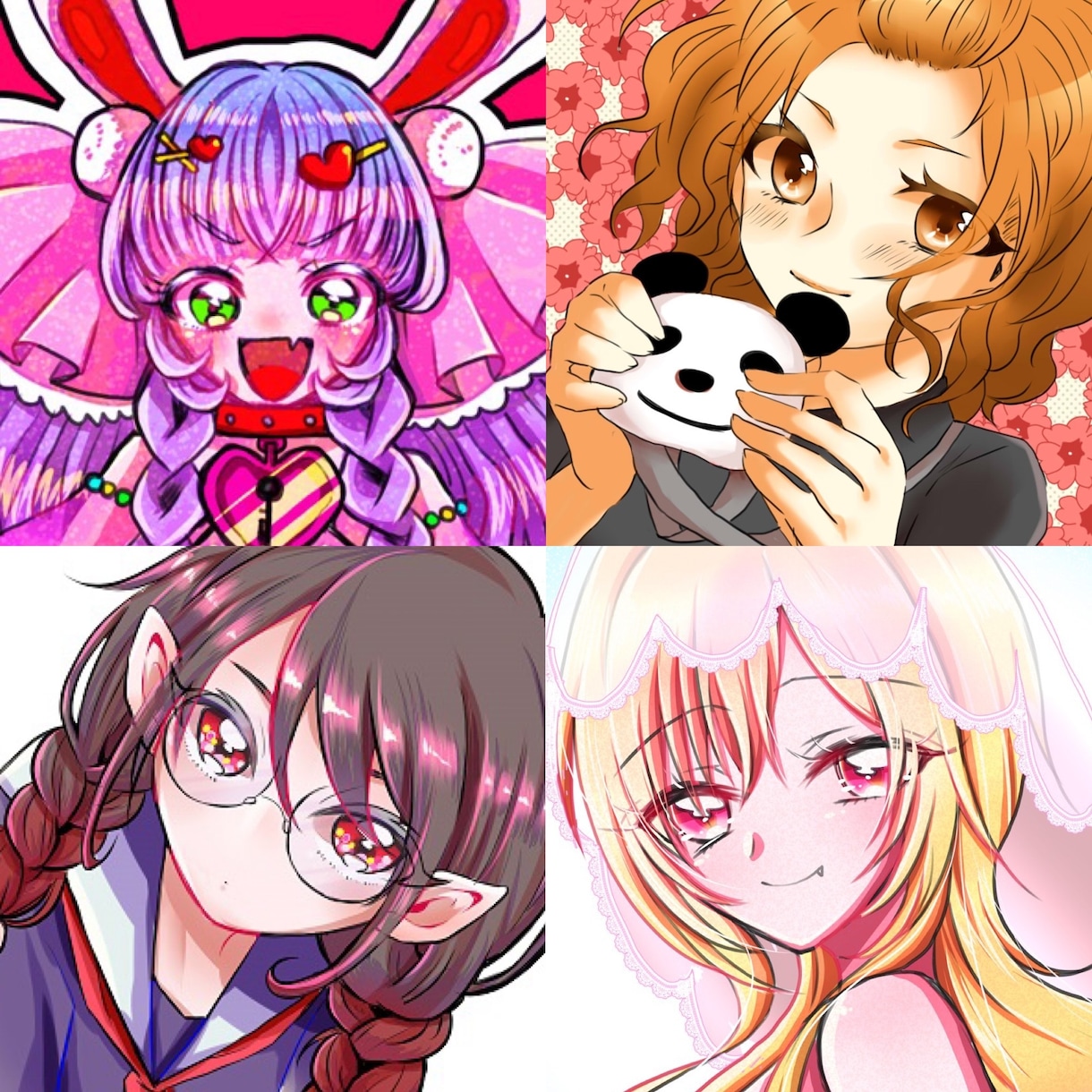 あなたのアイコンを描きます 夢絵、単品、幅広く対応します☆★ イメージ1