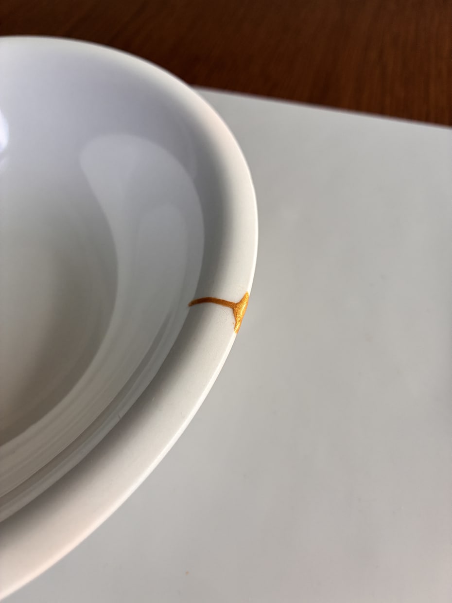モダン金継ぎ〜グルー継ぎ〜で壊れた器修復いたします グルー継ぎは食器使用可能です。普段使いの器に適しています。 イメージ7