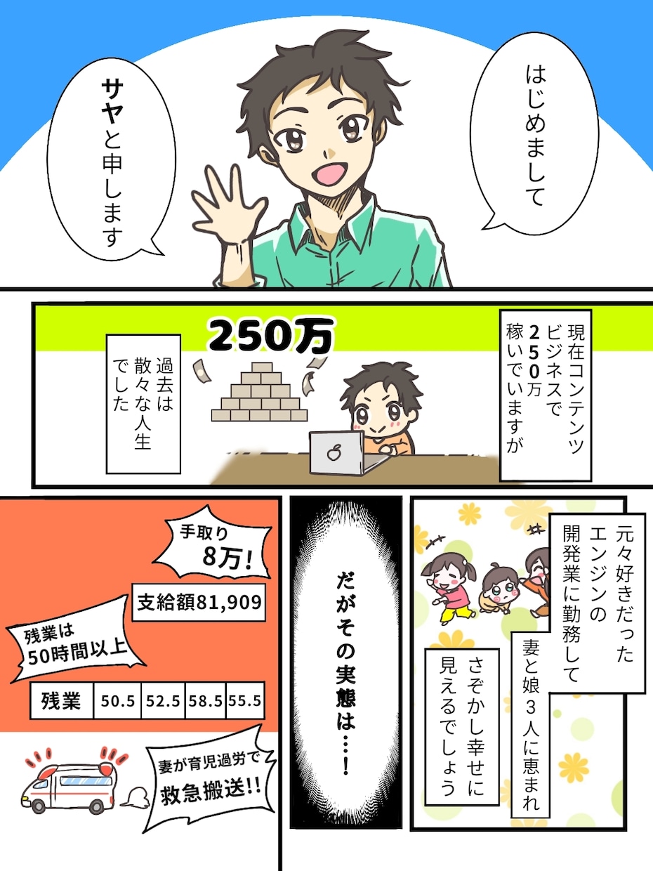 マンガで集客！ビジネス★Web用マンガを制作します ネットビジネス集客に効果的なマンガを作成。商用利用ok！ イメージ9