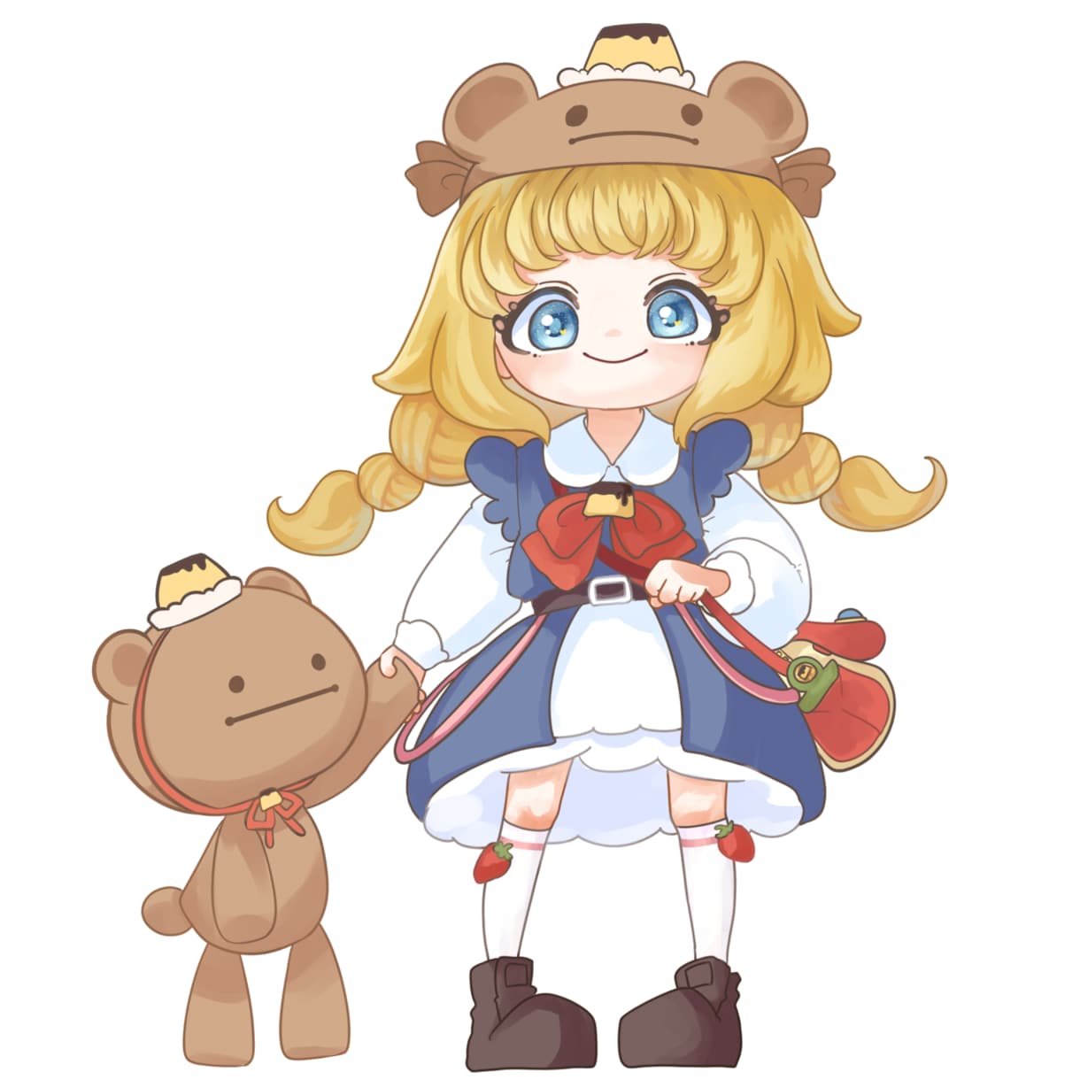 キャラクター単体イラストを制作いたします ライブ活動に使用出来る単体でも見栄えするイラスト！ イメージ3