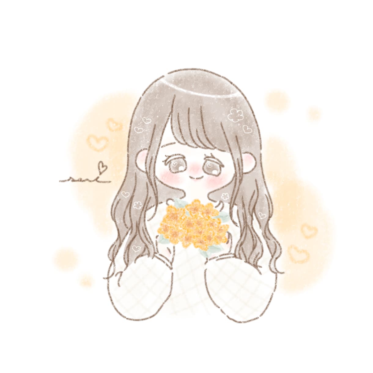 ふんわりと優しいタッチのイラストを描きます しあわせのつまったまんまるほっぺ イメージ5