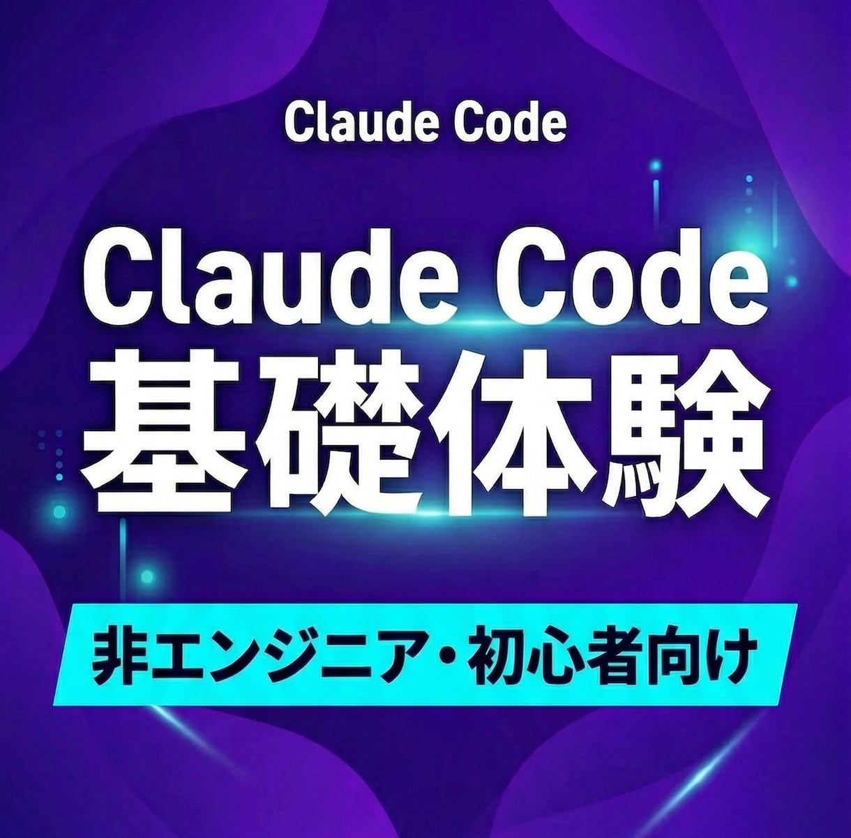 ClaudeCode初心者向けに基礎研修を行います 【50%OFF残り4枠】AIツールの第一歩を支援 イメージ1