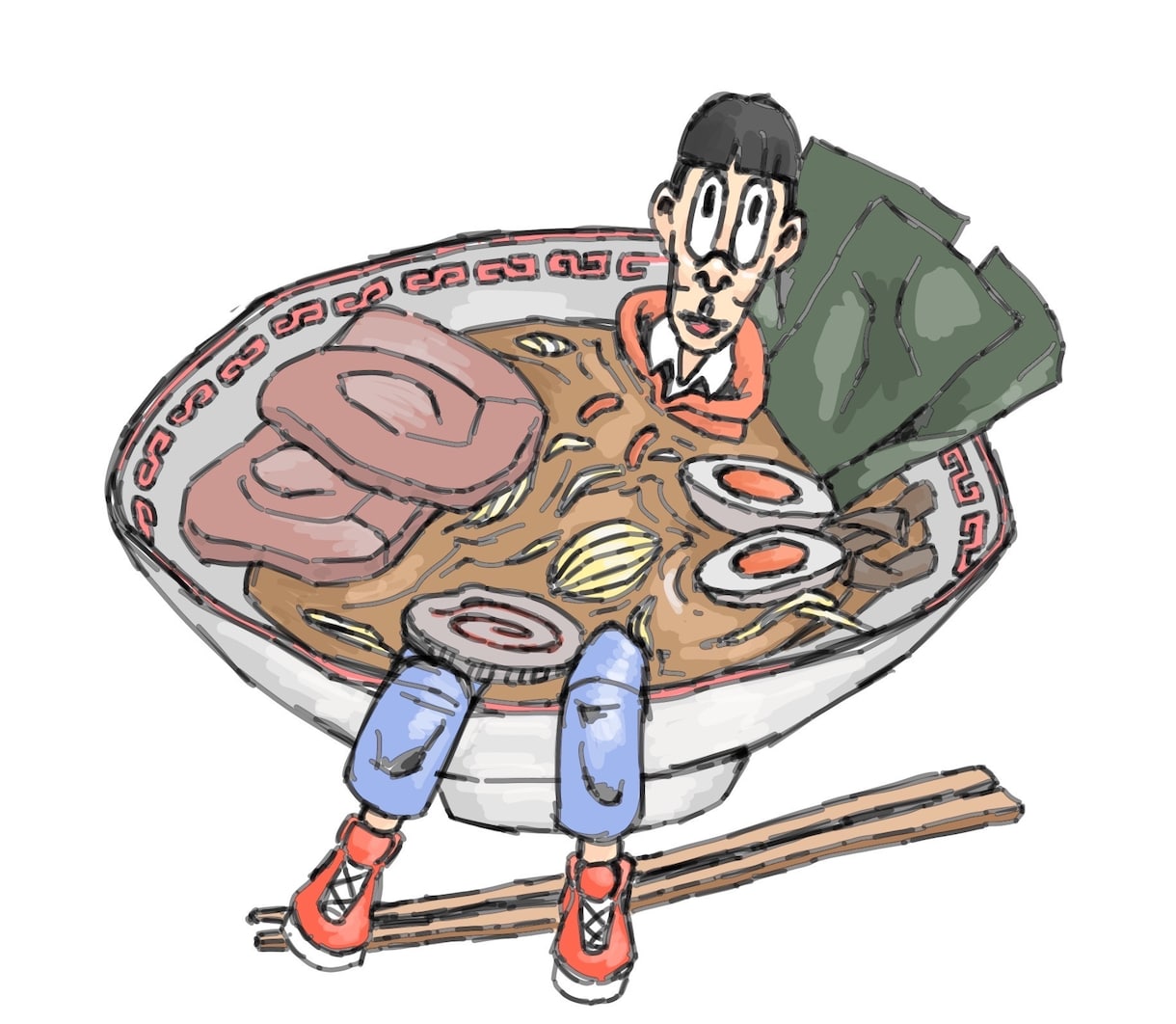 何処かジワジワくるイラストをお売りします 何処かジワジワくるイラストを作成 イメージ1